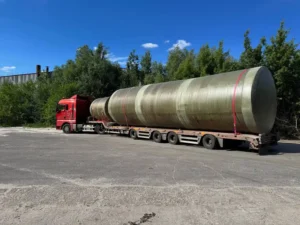 ООО «ГИДРОСТЕП» завершило отгрузку резервуаров объемом 120 м³ и пожарной насосной станции для объекта в Костромской области 001